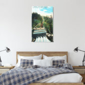 Luftaufnahme der Power-Station Electron Leinwanddruck (Insitu (Schlafzimmer))