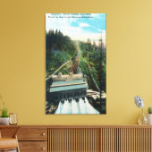 Luftaufnahme der Power-Station Electron Leinwanddruck (Insitu (Wohnzimmer))