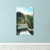 Luftaufnahme der Power-Station Electron Leinwanddruck (Insitu (Holzboden))