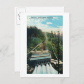 Luftaufnahme der Power-Station Electron Postkarte (Vorne/Hinten)