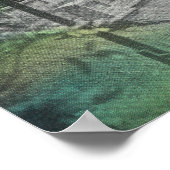 Luftaufnahme der Putah Creek BridgeWinters, CA Poster (Ecke)