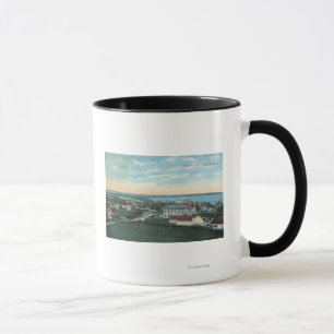 Luftaufnahme der Stadt 2 Tasse