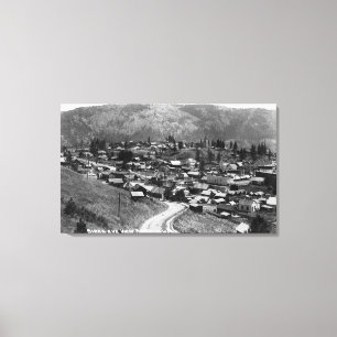 Luftaufnahme der Stadt 6 Leinwanddruck