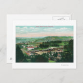 Luftaufnahme der Stadt Colfax, CA Postkarte (Vorne/Hinten)