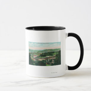 Luftaufnahme der Stadt Colfax, CA Tasse