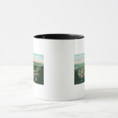 Luftaufnahme der Stadt Colfax, CA Tasse (Zentrum)