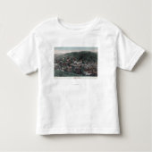 Luftaufnahme der Stadt # des 2Sonora, CA Kleinkind T-shirt (Vorderseite)