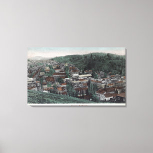 Luftaufnahme der Stadt # des 2Sonora, CA Leinwanddruck