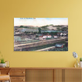 Luftaufnahme der Stadt Freestone, CA Leinwanddruck (Insitu (Wohnzimmer))