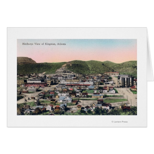 Luftaufnahme der Stadt Kingman, AZ (Vorderseite (Horizontal))