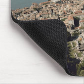 Luftaufnahme der Stadt mit Mousepad (Ecke)
