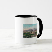 Luftaufnahme der Stadt Pocatello, ID Tasse (VorderseiteRechts)