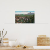 Luftaufnahme der Stadt San Rafael, CA Poster (Küche)