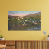 Luftaufnahme der StadtJuliaetta, ID Leinwanddruck (Insitu (Wohnzimmer))