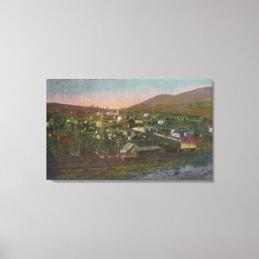 Luftaufnahme der StadtJuliaetta, ID Leinwanddruck (Vorderseite)