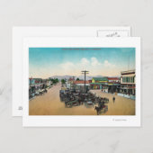 Luftaufnahme der Unteren HauptstraßePetaluma, CA Postkarte (Vorne/Hinten)