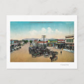 Luftaufnahme der Unteren HauptstraßePetaluma, CA Postkarte (Vorderseite)