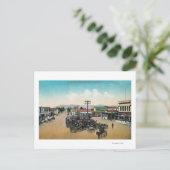 Luftaufnahme der Unteren HauptstraßePetaluma, CA Postkarte (Stehend Vorderseite)