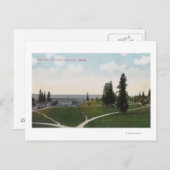 Luftaufnahme der Vancouver Barracks Postkarte (Vorne/Hinten)