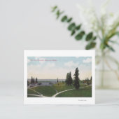 Luftaufnahme der Vancouver Barracks Postkarte (Stehend Vorderseite)