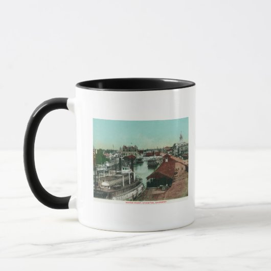 Luftaufnahme der WasserfrontStockton, CA Tasse (Links)