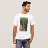 Luftaufnahme der Wicklungs-Spur, Schloss, Gipfel T-Shirt (Vorne ganz)