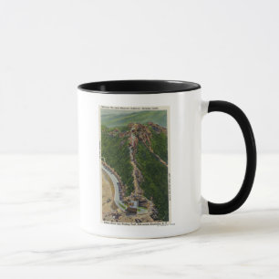 Luftaufnahme der Wicklungs-Spur, Schloss, Gipfel Tasse