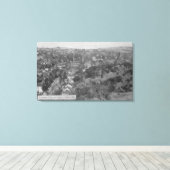 Luftaufnahme des Angels CampAngels Camp, CA Leinwanddruck (Insitu (Holzboden))