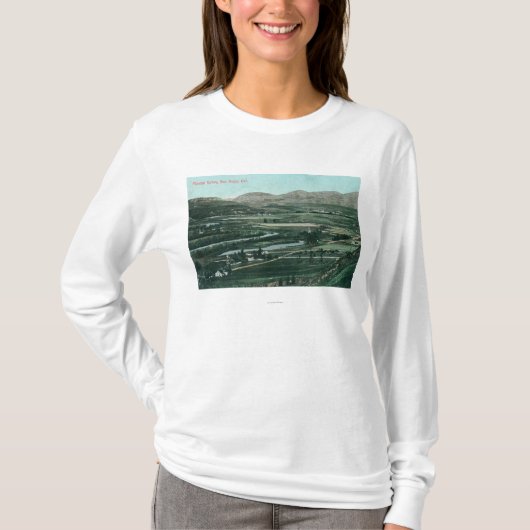 Luftaufnahme des Auftrags ValleySan Diego, CA T-Shirt (Vorderseite)