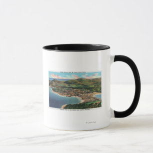 Luftaufnahme des Bar-Hafens und des Cadillacs Tasse