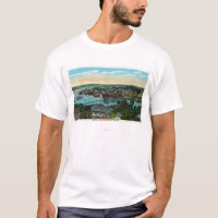 Luftaufnahme des Boothbay Hafens