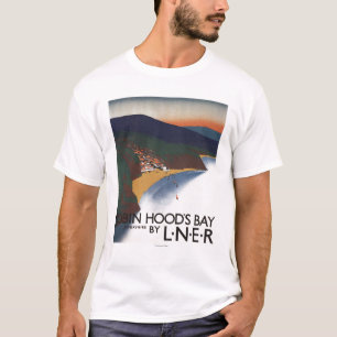 Luftaufnahme des Bucht-und T-Shirt