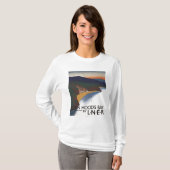 Luftaufnahme des Bucht-und T-Shirt (Vorne ganz)