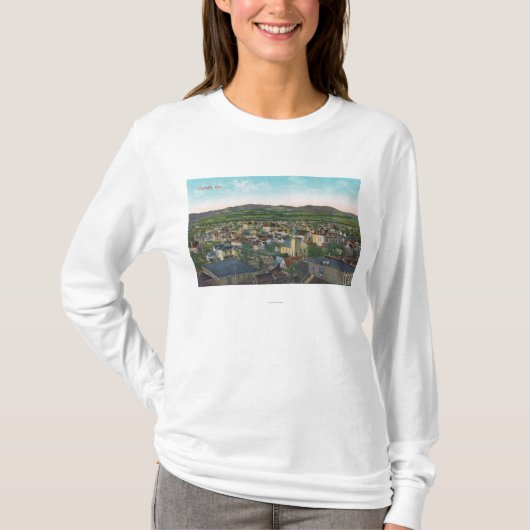 Luftaufnahme des CityCorvallis ODER T-Shirt (Vorderseite)