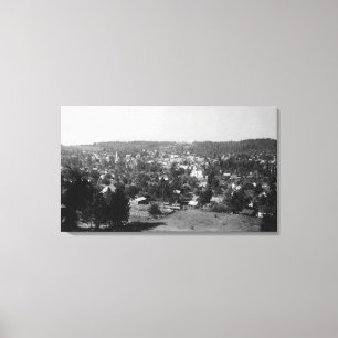 Luftaufnahme des CityGrass Tales, CA Leinwanddruck