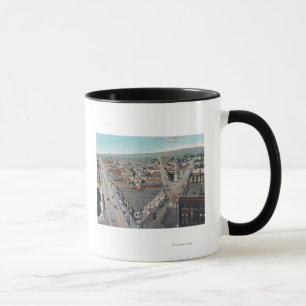 Luftaufnahme des CityOakland, CA Tasse