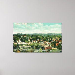 Luftaufnahme des CityPaso Robles, CA Leinwanddruck