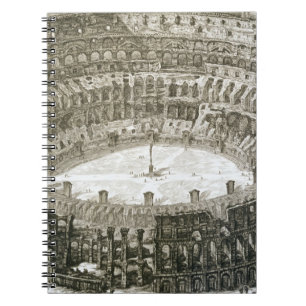 Luftaufnahme des Colosseum in Rom von 'Ansichten O Notizblock
