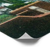 Luftaufnahme des Engelsfliegertrolley Poster (Ecke)