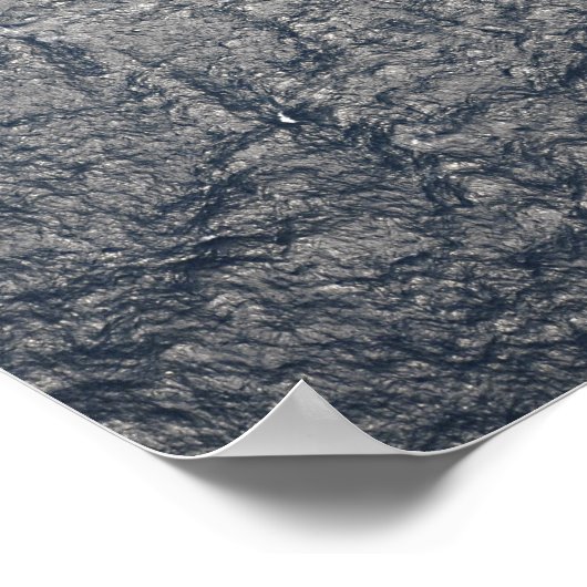 Luftaufnahme des Flugzeugträgers USS Ronald Reag Poster (Ecke)