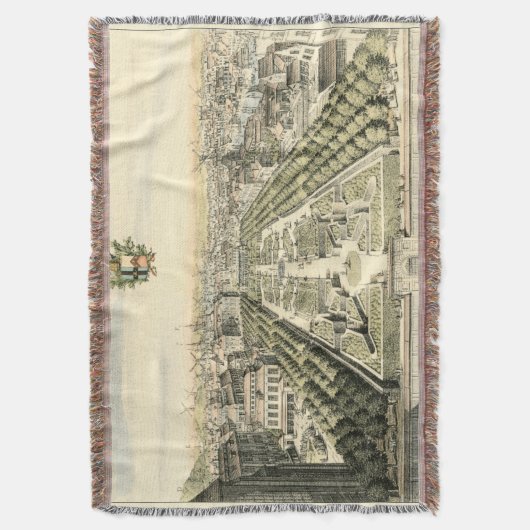 Luftaufnahme des Formal Garden von Eric Dahlbergh Decke (Vorderseite Vertikal)