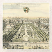 Luftaufnahme des Formal Garden von Eric Dahlbergh Glasuntersetzer (Vorderseite)