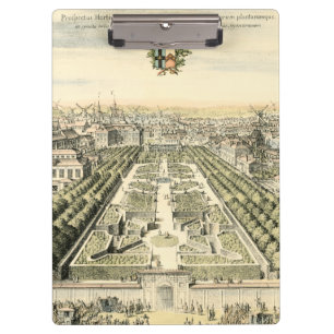 Luftaufnahme des Formal Garden von Eric Dahlbergh Klemmbrett