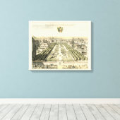 Luftaufnahme des Formal Garden von Eric Dahlbergh Leinwanddruck (Insitu (Holzboden))