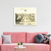 Luftaufnahme des Formal Garden von Eric Dahlbergh Leinwanddruck (Insitu (Wohnzimmer))