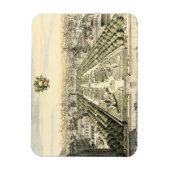 Luftaufnahme des Formal Garden von Eric Dahlbergh Magnet (Vertikal)