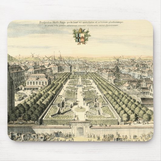 Luftaufnahme des Formal Garden von Eric Dahlbergh Mousepad (Vorne)