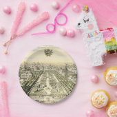 Luftaufnahme des Formal Garden von Eric Dahlbergh Pappteller (Party)