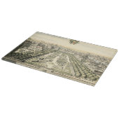 Luftaufnahme des Formal Garden von Eric Dahlbergh Schneidebrett (Ecke)