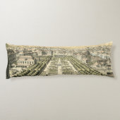 Luftaufnahme des Formal Garden von Eric Dahlbergh Seitenschläferkissen (Rückseite)